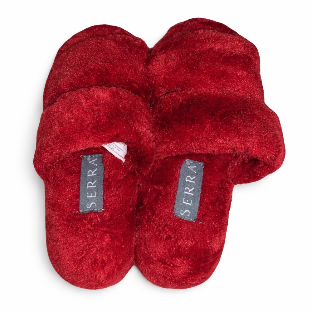 Serra Plush Red‎ Slippers used. Smoke free/ pet free home